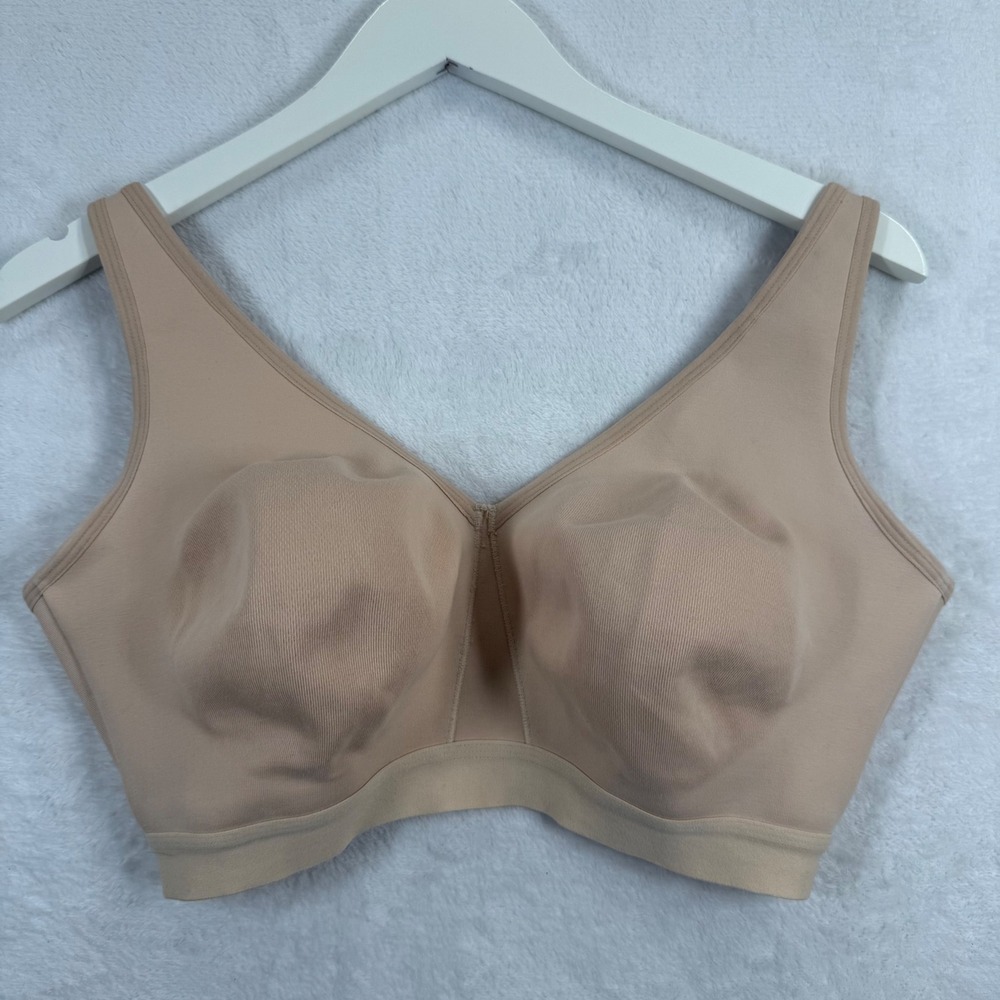 AISILIN W636 Women Nude Full Coverage Wirefree Cotton Bra 34G US 34G UK